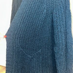 Teal knit cardigan